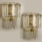 Large Faceted Glass and Gilt Brass Sconces by J. T. Kalmar, Vienna, 1960s, Set of 2 12