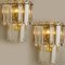 Large Faceted Glass and Gilt Brass Sconces by J. T. Kalmar, Vienna, 1960s, Set of 2 14
