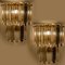 Large Faceted Glass and Gilt Brass Sconces by J. T. Kalmar, Vienna, 1960s, Set of 2 8