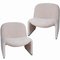 Alky Chairs by Piretti with New Upholstery from Castelli, Set of 2 2