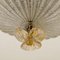 Flush Mount in Pink Salmon and Clear Murano Glass from Barovier & Toso, Italy, Image 8