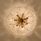 Palazzo Light Fixture or Flush Mount in Gilt Brass and Glass from Kalmar, Image 9