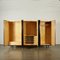 Cabinet in Veneered Wood, Polyester & Mirrored Glass, Italy, 1950s or 1960s 3