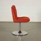 Stühle aus verchromtem Metall, Stoff & Schaumstoff, Italien, 1960er, 4er Set 3