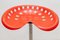Red Tractor Seat Stool by Etienne Fermigier for Mirima, France 9