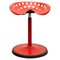Red Tractor Seat Stool by Etienne Fermigier for Mirima, France 1