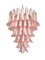 Large Pink Murano Glass Chandelier in the Style of Mazzega, Image 1