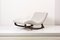 Chaise longue a dondolo in tessuto Dedar di Adrian Pearsall, Stati Uniti, anni '50, Immagine 4