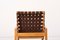 Lounge Chairs in Brown Webbing by Jens Risom for Knoll, 1950s, Set of 2, Image 12