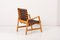 Fauteuils en Sangle Marron par Jens Risom pour Knoll, 1950s, Set de 2 13