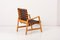 Lounge Chairs in Brown Webbing by Jens Risom for Knoll, 1950s, Set of 2 13