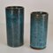 Blue Ceramic Cylinder Vases by Groeneveldt, Set of 10 12
