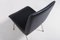 Chaise Architecturale en Vinyle Noir, Danemark, 1960s 6