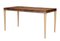 Mid-Century Elm and Mahogany Table by Carl Bergsten, Image 1