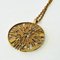 Round Sunshaped Vintage Bronze Necklace, 1960-1970s 7