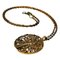 Collana rotonda vintage in bronzo a forma di sole, anni '60-'70, Immagine 1