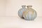 Mid-Century Ceramic Vases in Turquoise by Ewald Dahlskog for Bo Fajans, Sweden, Set of 2 6
