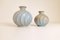 Mid-Century Ceramic Vases in Turquoise by Ewald Dahlskog for Bo Fajans, Sweden, Set of 2 7