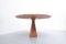 Mid-Century Red Travertine Dining Table by Angelo Mangiarotti, Italy, 1970s 2