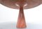 Mid-Century Red Travertine Dining Table by Angelo Mangiarotti, Italy, 1970s 4