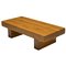 Rustic Wabi-Sabi Solid Wood Coffee Table, Image 1