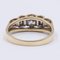 Vintage Two-Tone 14K Gold Ring with 0.40K Brilliant Cut Diamonds, 1960s 5