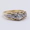 Vintage Two-Tone 14K Gold Ring with 0.40K Brilliant Cut Diamonds, 1960s, Image 3