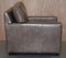 Large Grey Leather Armchairs or Love Seats, Set of 2 19