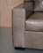 Large Grey Leather Armchairs or Love Seats, Set of 2 17