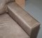 Large Grey Leather Armchairs or Love Seats, Set of 2 16