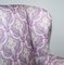 Victorian Restored and Reupholstered Claw and Ball Feet Wingback Armchair, Image 10