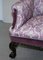 Victorian Restored and Reupholstered Claw and Ball Feet Wingback Armchair, Image 5