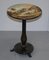 Viktorianischer Tilt-Top Beistell- oder Weintisch aus polychrom lackiertem Parcel Vergoldet 13