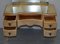Vintage Art Deco Light Burr Walnut Dressing Table with Tri Fold Mirrors 20