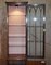 Flamed Hardwood & Glass Bookcase with Lights by Bevan Funnell 11