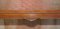 Vintage Writing Desk in Hardwood with Silk Embroidered Glass Top, Image 7