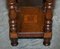 Antique Victorian Sheraton Revival Handmade Side Table with Inlaid Top & Drawers 6