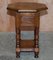 Antique Victorian Sheraton Revival Handmade Side Table with Inlaid Top & Drawers, Image 9
