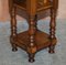 Antique Victorian Sheraton Revival Handmade Side Table with Inlaid Top & Drawers 8