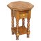 Antique Victorian Sheraton Revival Handmade Side Table with Inlaid Top & Drawers, Image 1