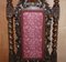 Antique Victorian English Carved Oak Dining Chairs, 1860s, Set of 4, Image 9