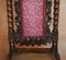 Antike viktorianische englische Esszimmerstühle aus geschnitzter Eiche, 1860er, 4er Set 10