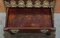 Antiker japanischer Beistelltisch aus Ulmenholz auf Ständer mit verzierten Messinggriffen, 1880er 18