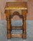 19th Century Antique Oak Jointed Stool or Side Table, Image 5