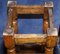 19th Century Antique Oak Jointed Stool or Side Table, Image 11