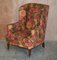 Walnut Framed Wingback Armchairs in the Style of William Morris from Howard & Sons, Set of 2, Image 4