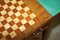 Tavolo da gioco vintage in legno di noce e legno satinato, Immagine 15