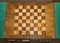 Tavolo da gioco vintage in legno di noce e legno satinato, Immagine 14