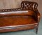 Antikes viktorianisches Chesterfield Ledersofa in Whiskeybraun 4