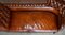 Antikes viktorianisches Chesterfield Ledersofa in Whiskeybraun 7